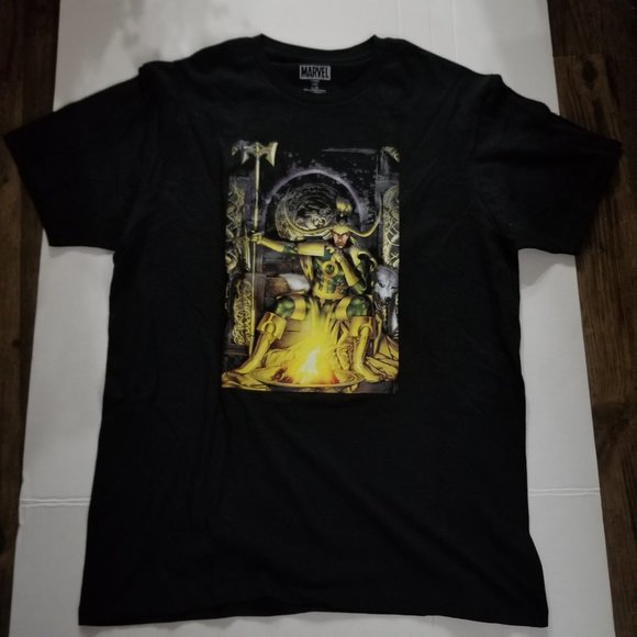 Marvel Loki on Throne T-shirt - Picture 5 of 9